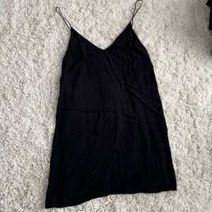 Wilfred Aritzia Slip Mini Little Black Dress